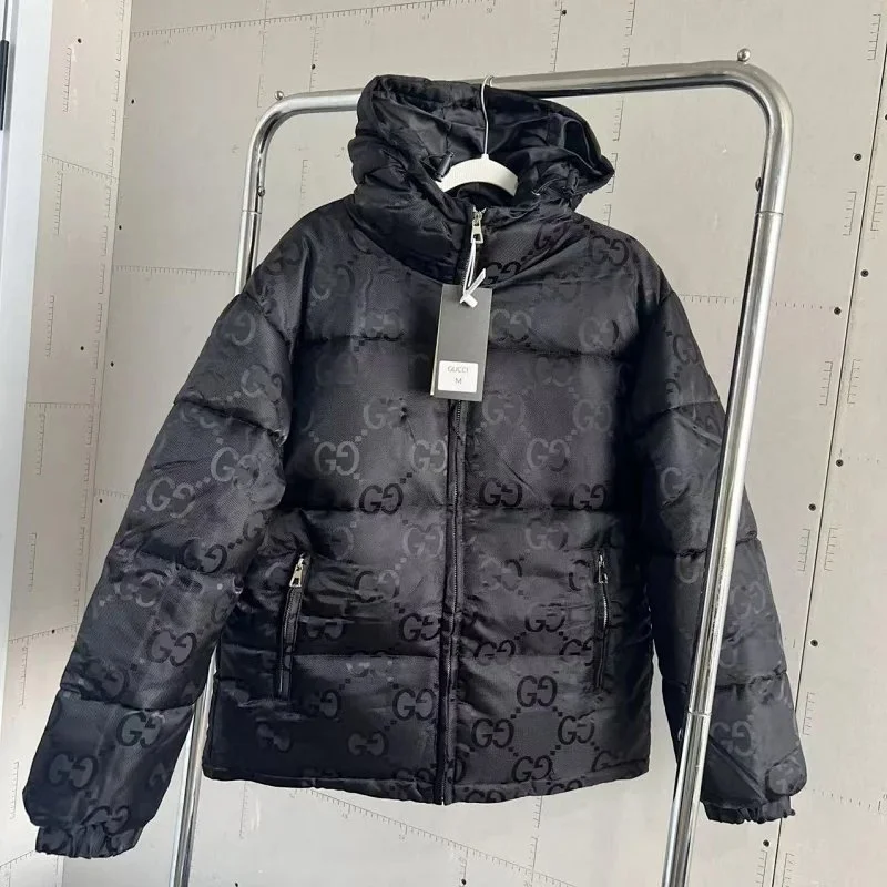 Gucci Gucci GG Supreme Black Monogram Puffer Jacket Black