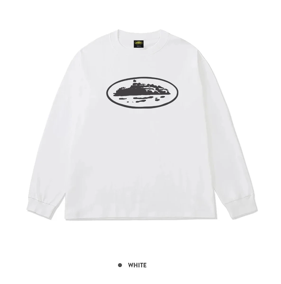 Other White Graphic Long Sleeve T-Shirt White - 1