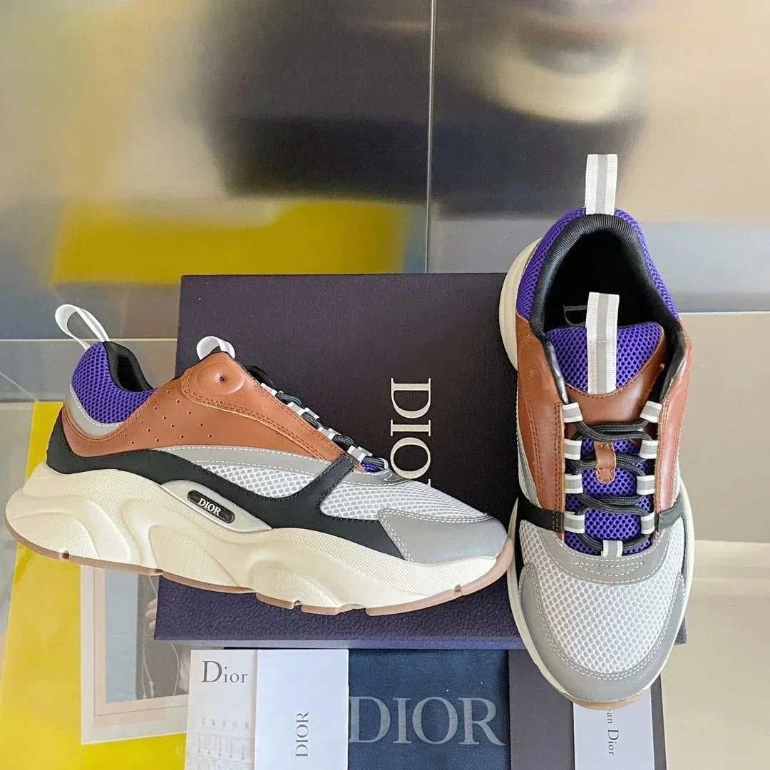 Dior Dior Dior Book Tote 11号色 Sneakers Purple - 1