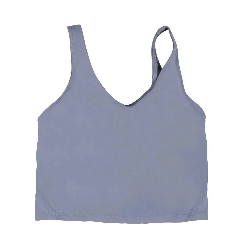 Other Blue Grey U-Back Sports Bra Grey - 1