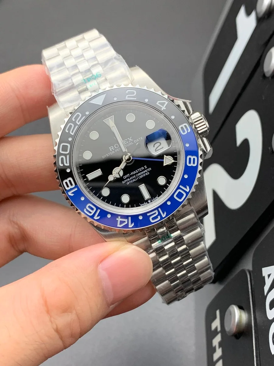 Rolex Rolex GMT-Master II Pepsi Bezel Watch Black