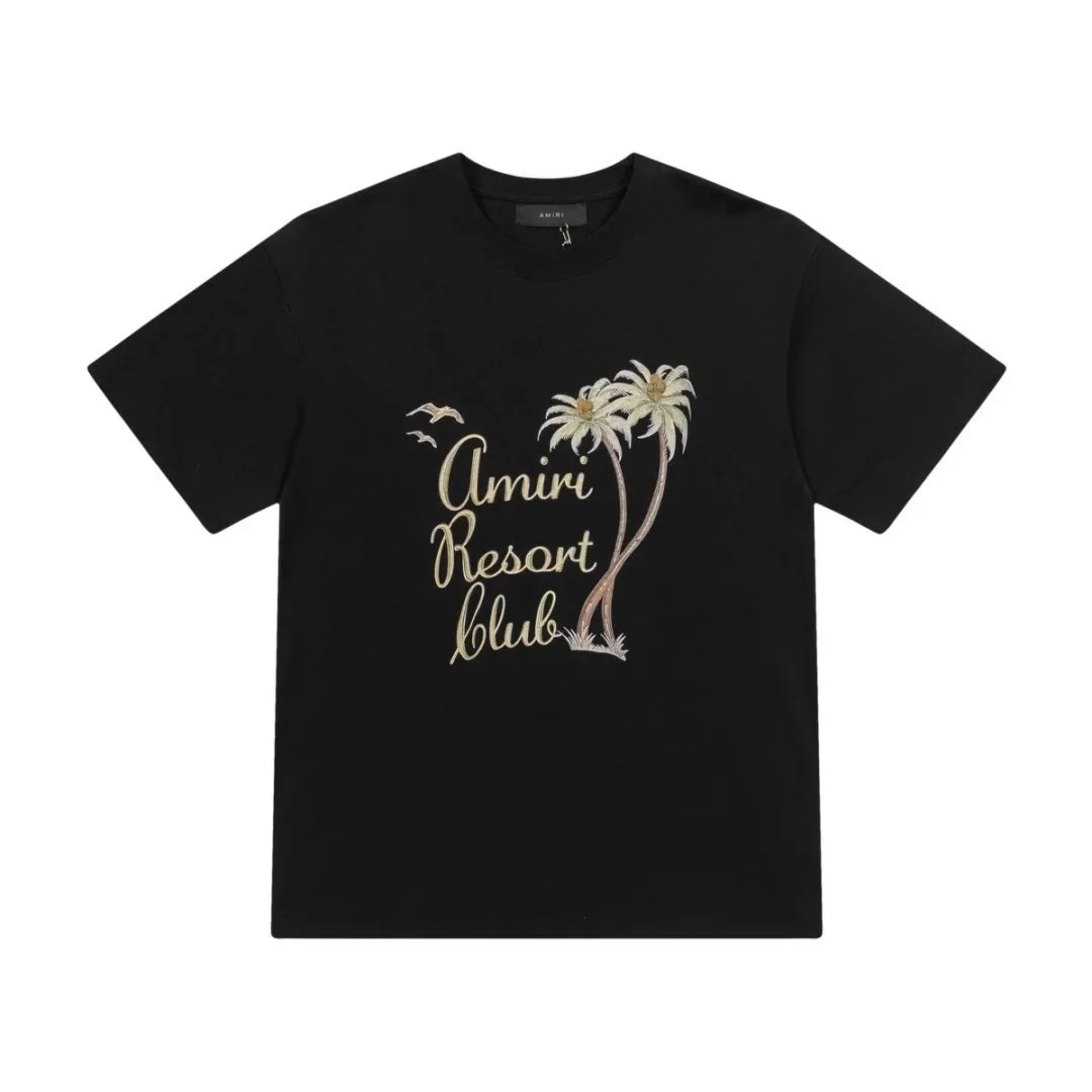 Amiri Amiri Resort Club Black T-Shirt Black - 1