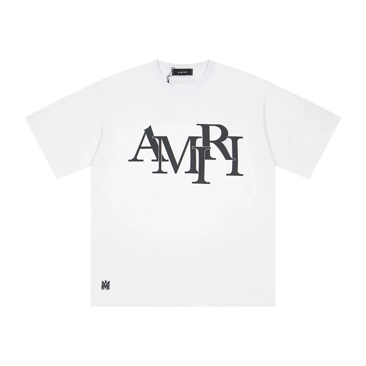 Amiri Amiri AMRI Logo White T-Shirt White - 1