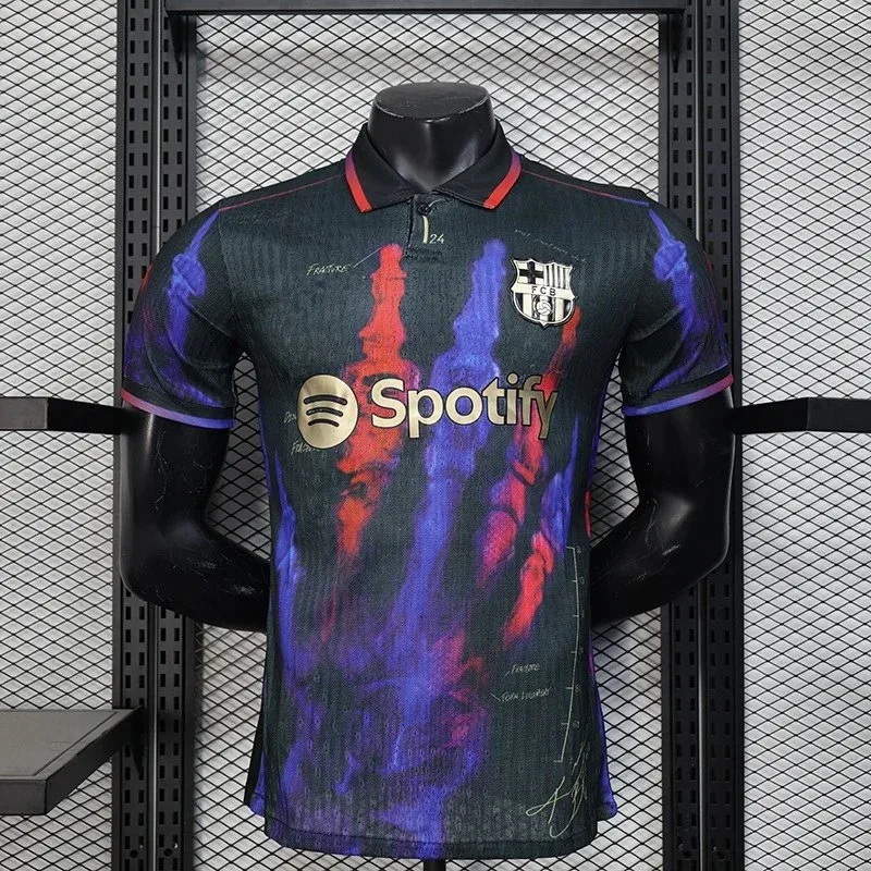 Nike Nike Air Force 1 Barcelona Special Edition Jersey Blue - 1