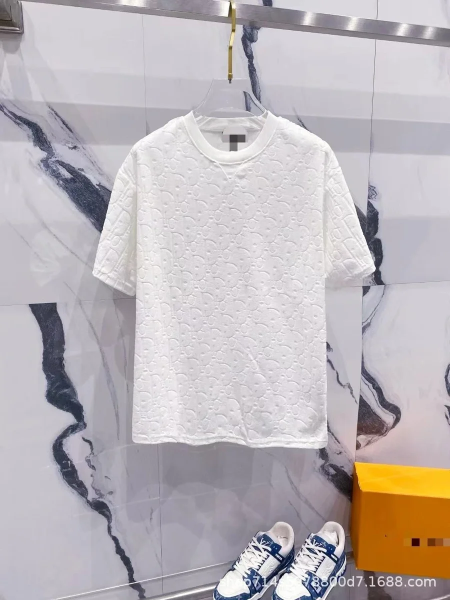 Dior Dior Oblique Monogram White T-Shirt White