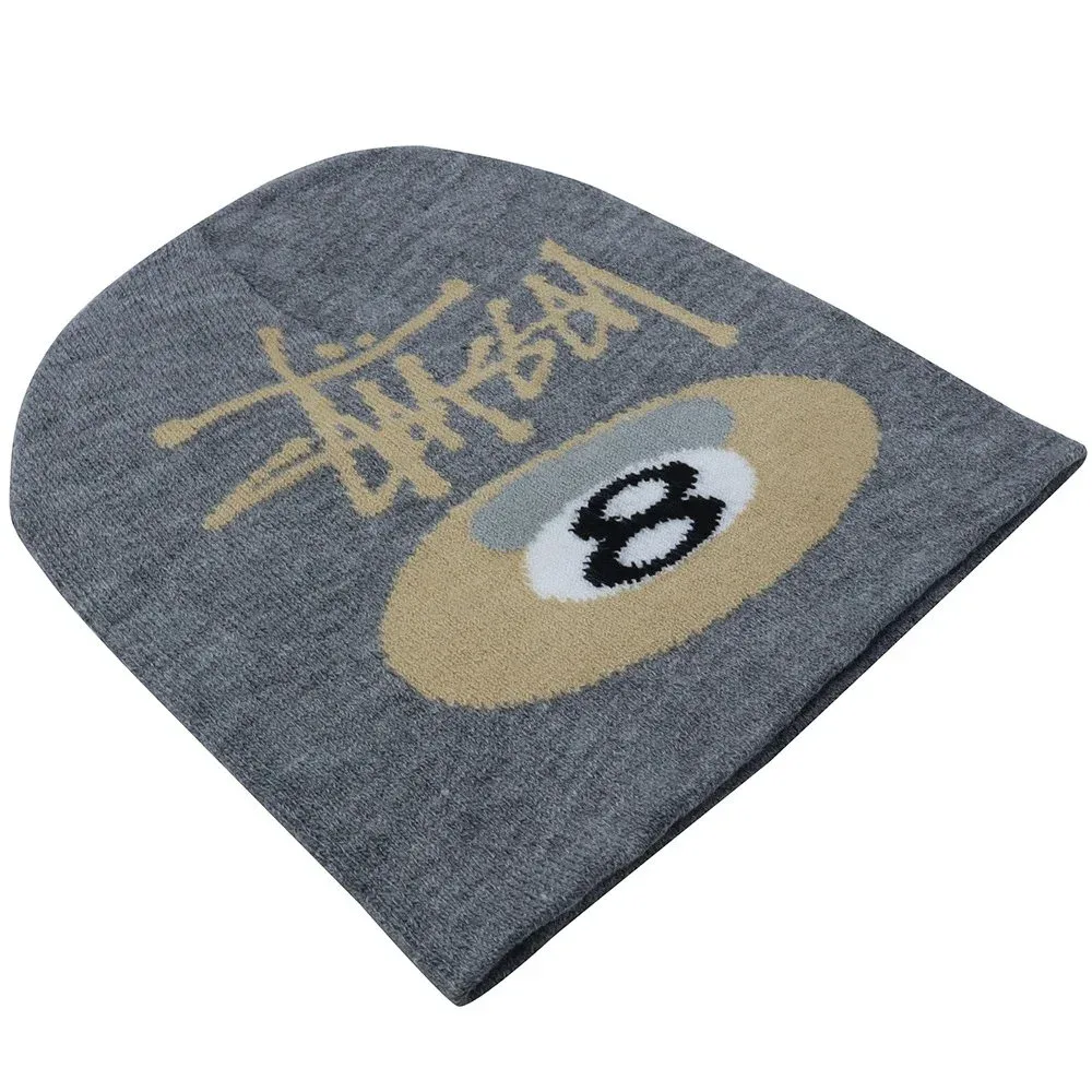 Stussy Stussy 8-Ball Beanie Grey Grey