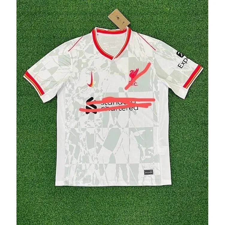 Nike Nike Premier League White Checkered Jersey White