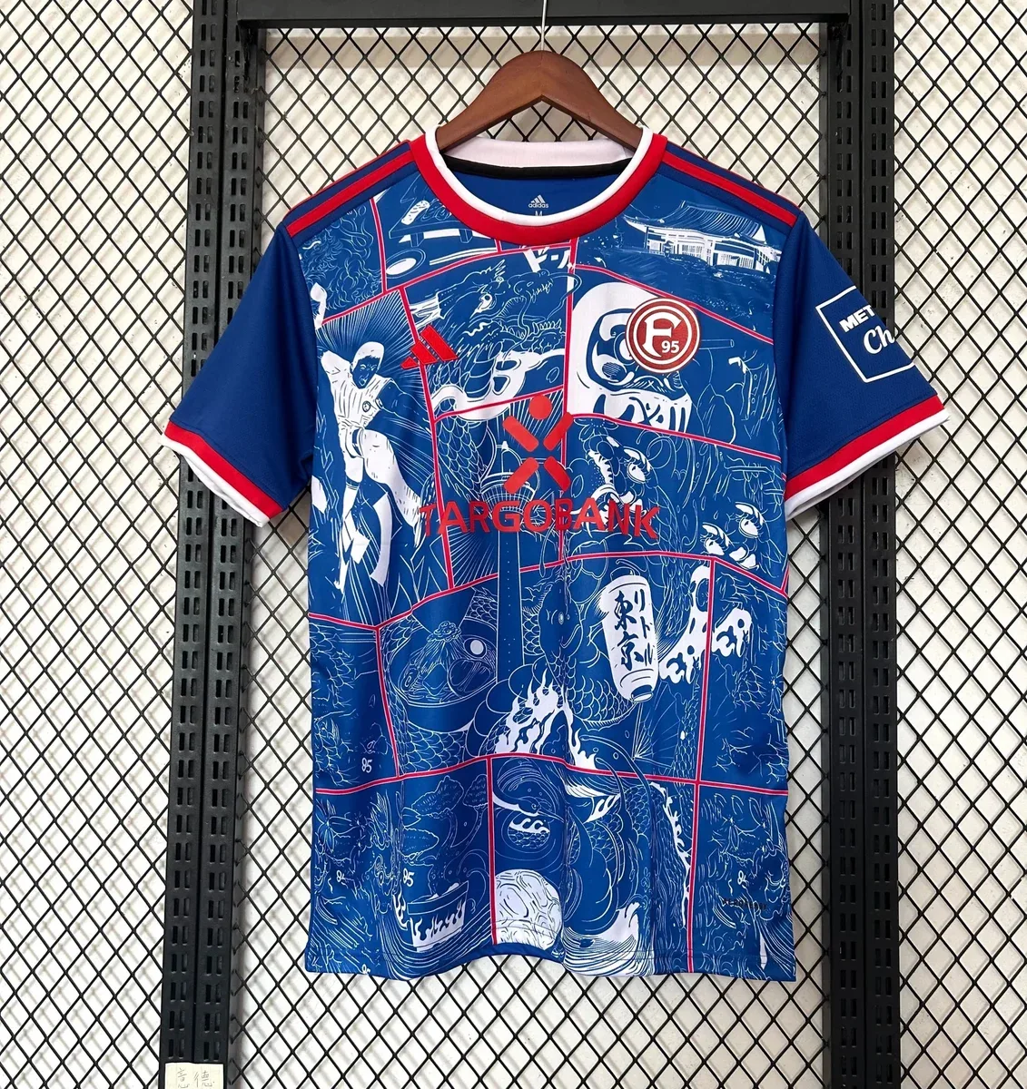 Adidas Adidas Classic Football 25-26 Düsseldorf Tokyo Blue Jersey Blue - 1