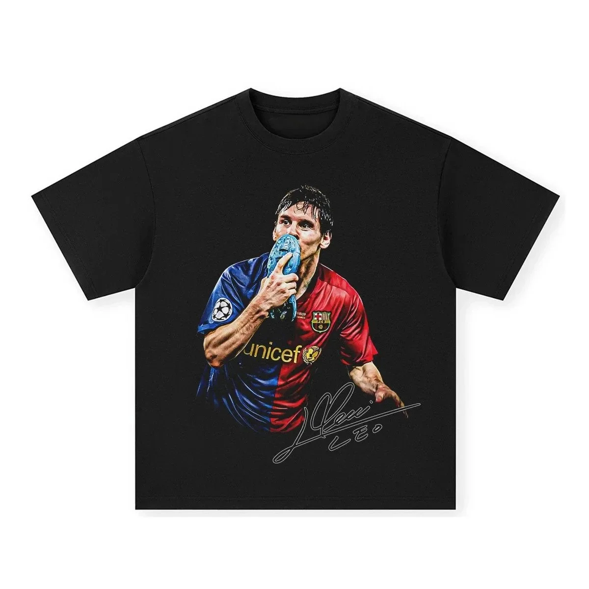 Other Black Messi FC Barcelona T-Shirt Black - 1