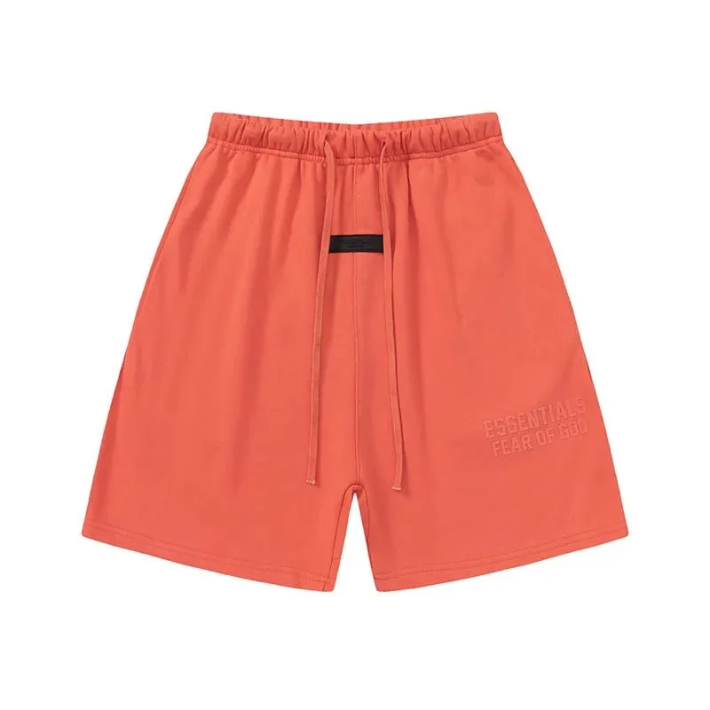 Fear of God Fear of God Essentials Coral Shorts Orange - 1