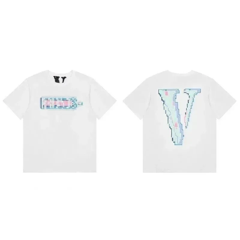 VLONE Vlone Pixel V T-Shirt White Casual White - 1