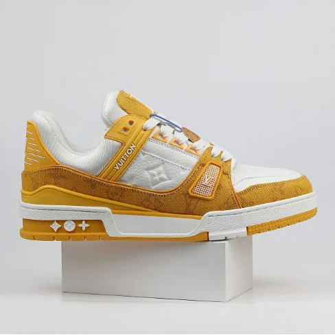 Louis Vuitton Louis Vuitton LV Trainer 06 Yellow/White Sneakers Yellow