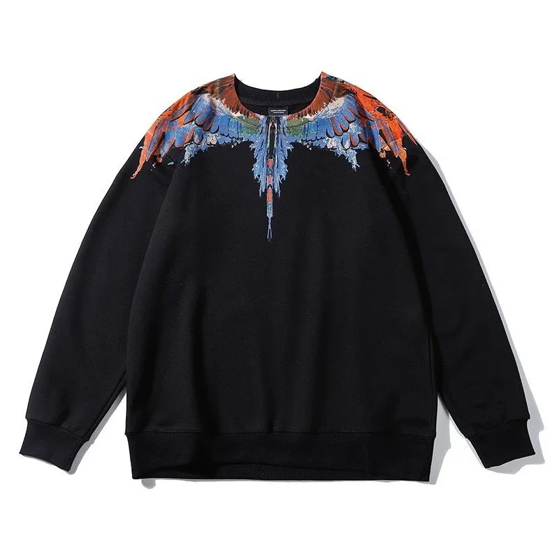 Marcelo Burlon Marcelo Burlon County of Milan Wings Sweatshirt Black Multicolor Black - 1