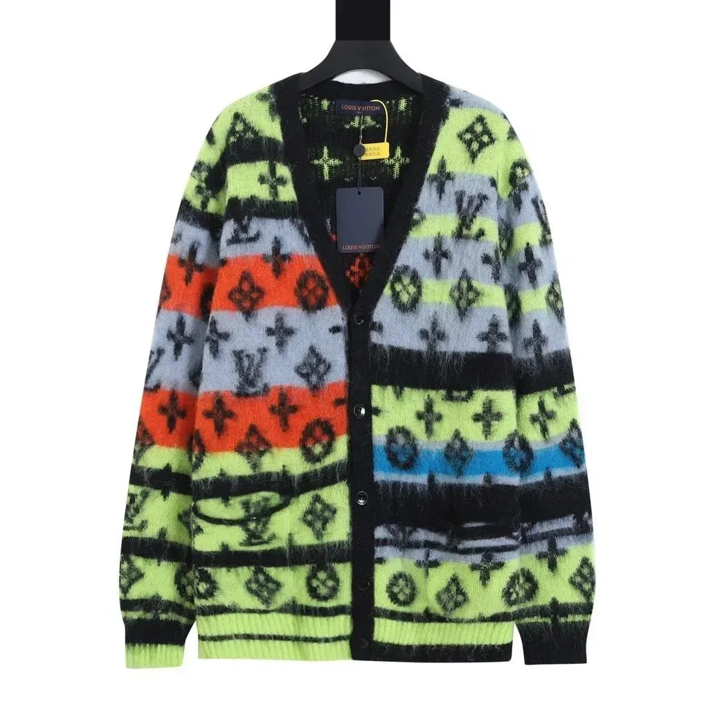 Louis Vuitton Louis Vuitton Monogram LV 13 Multicolor Cardigan Multicolor