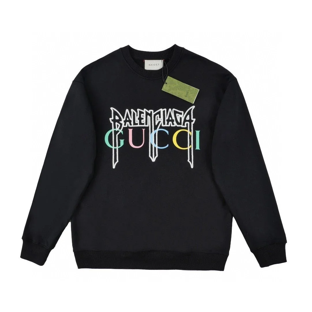 Gucci Gucci x Balenciaga Logo Sweatshirt Black Black