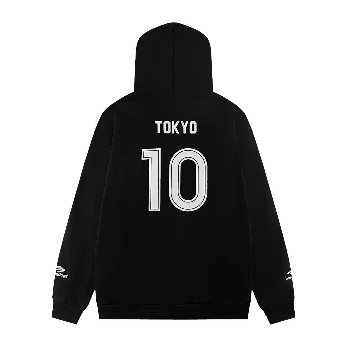Balenciaga Balenciaga Track Black/White Hoodie Black
