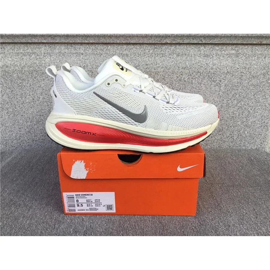 Nike Nike Vomero VOMERO18 White/University Red Running Sneakers White