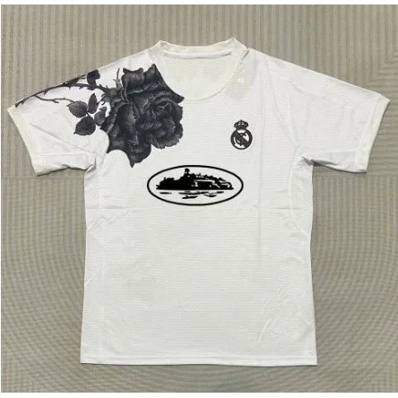 Other White Rose & Ship Print T-Shirt White - 1