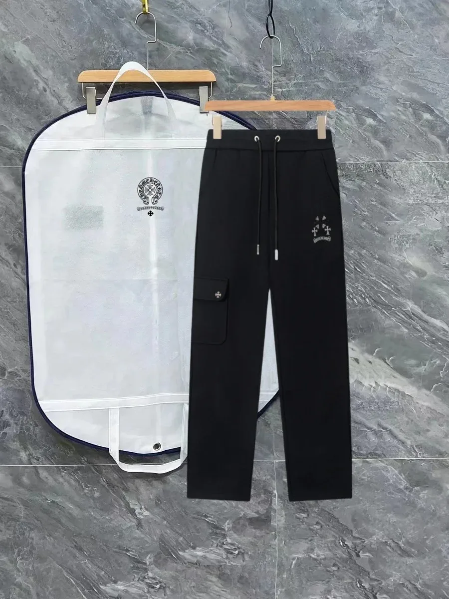 Chrome Hearts Chrome Hearts CH Cross Triple Black Trousers Black
