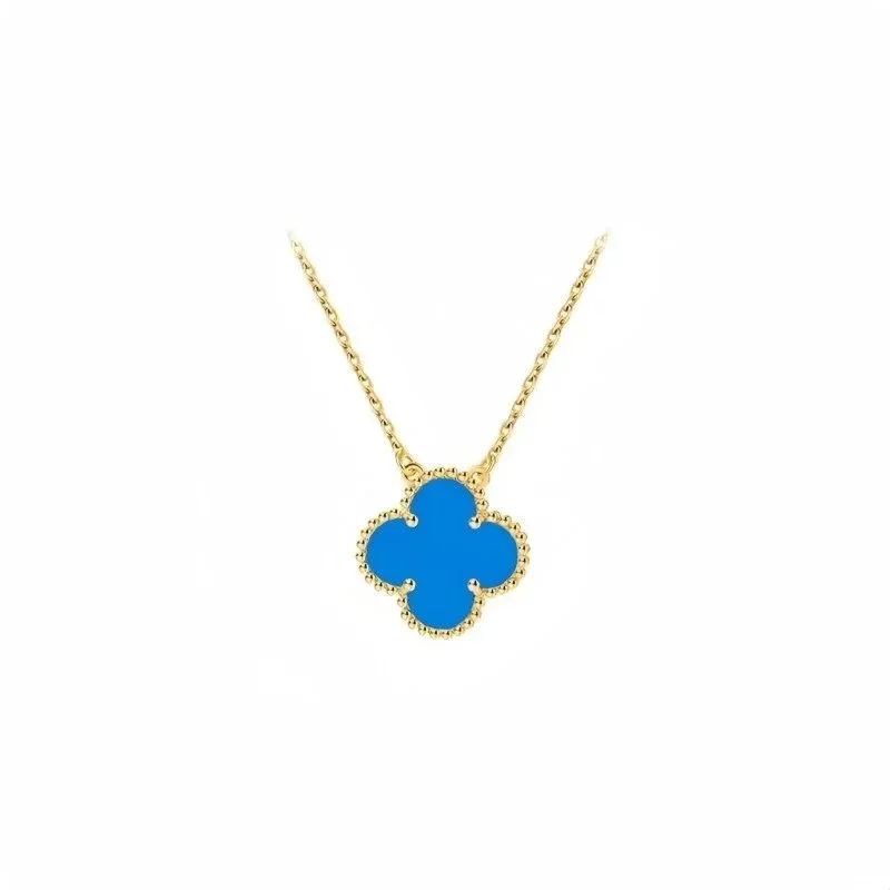 Van Cleef & Arpels Van Cleef & Arpels Alhambra Blue Gold Necklace Blue - 1