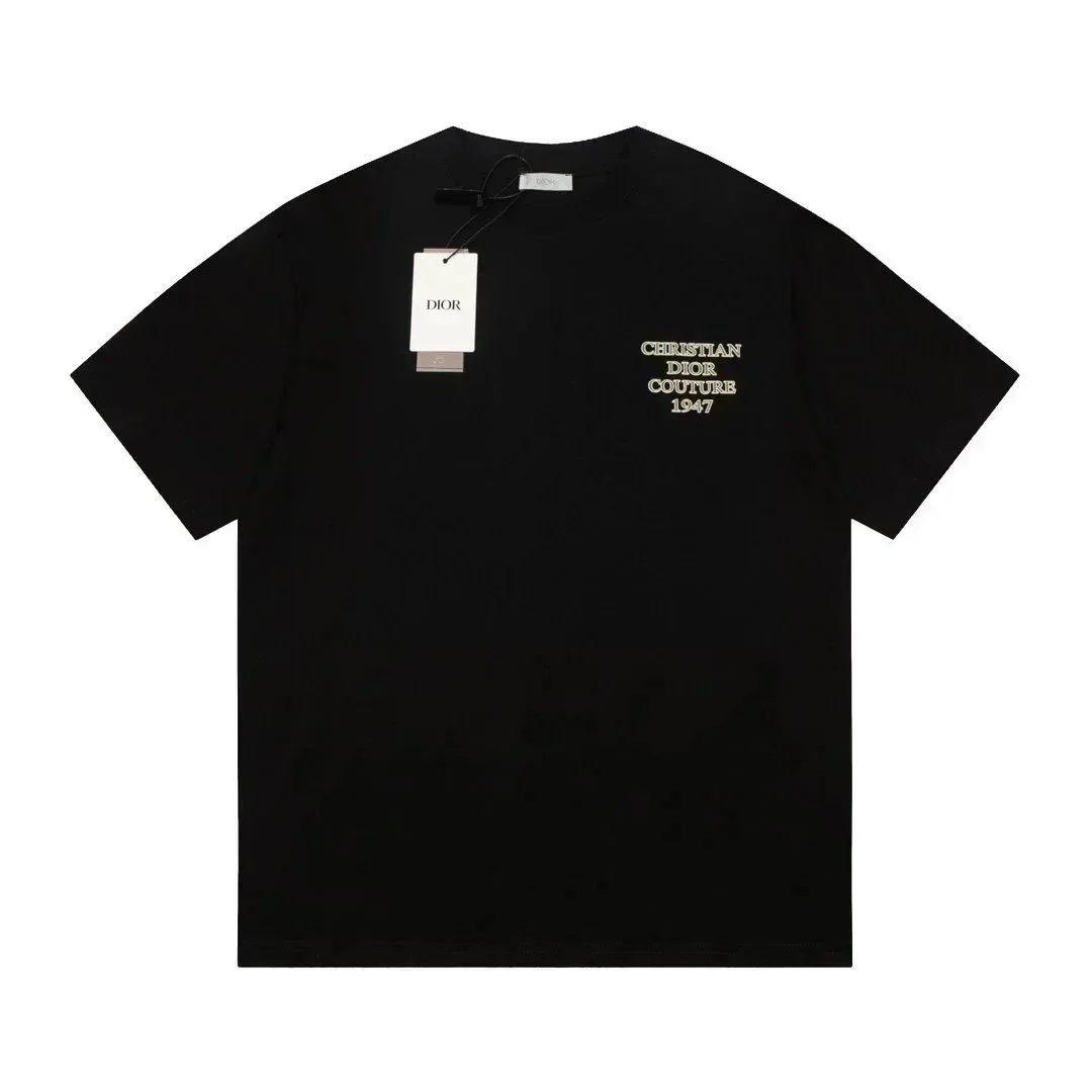 Dior Christian Dior Black '1947' Embroidered T-Shirt Black - 1