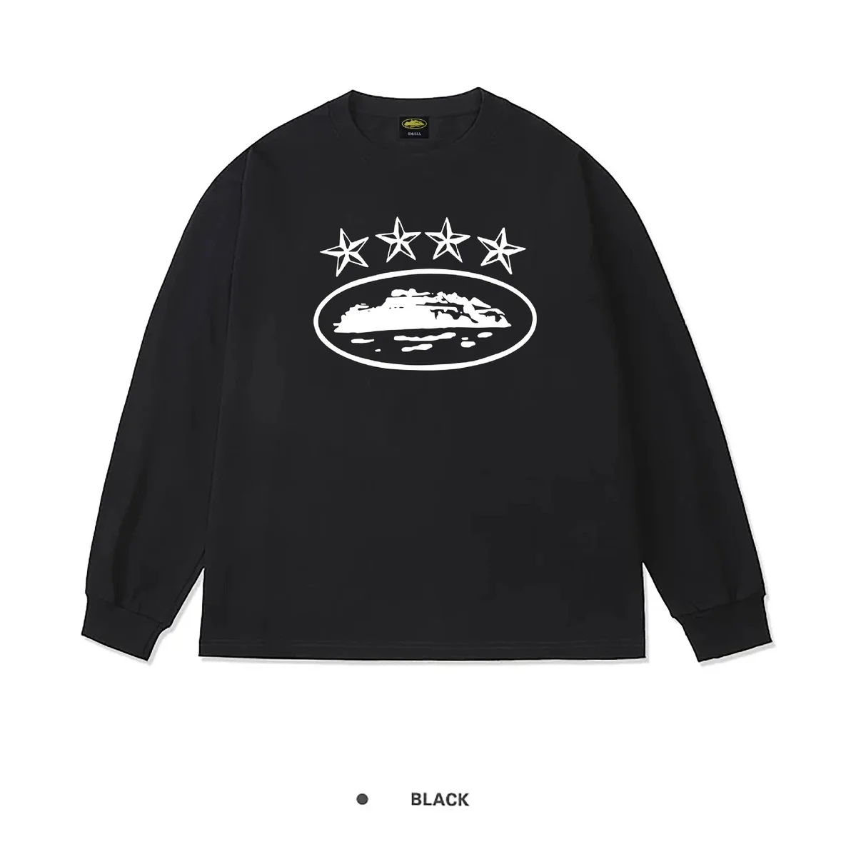 Other Black Long Sleeve Graphic Tee Black - 1