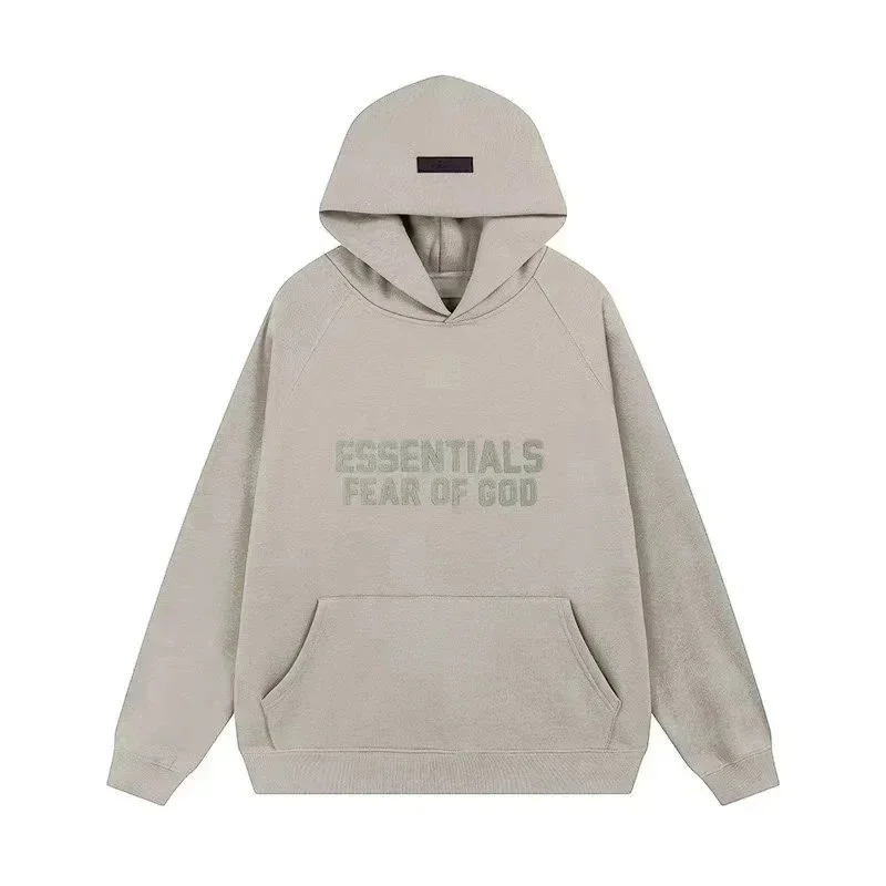 Fear of God Fear of God Essentials Hoodie Beige Sweatshirt Beige - 1