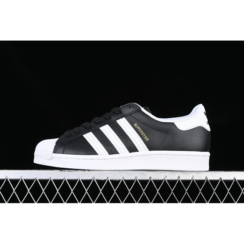 Adidas Adidas Superstar Black/White Sneakers Black - 1