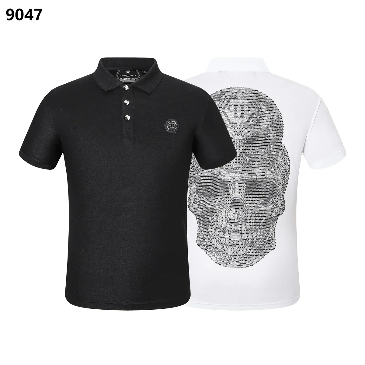 Philipp Plein Philipp Plein Skull White Polo Shirt White
