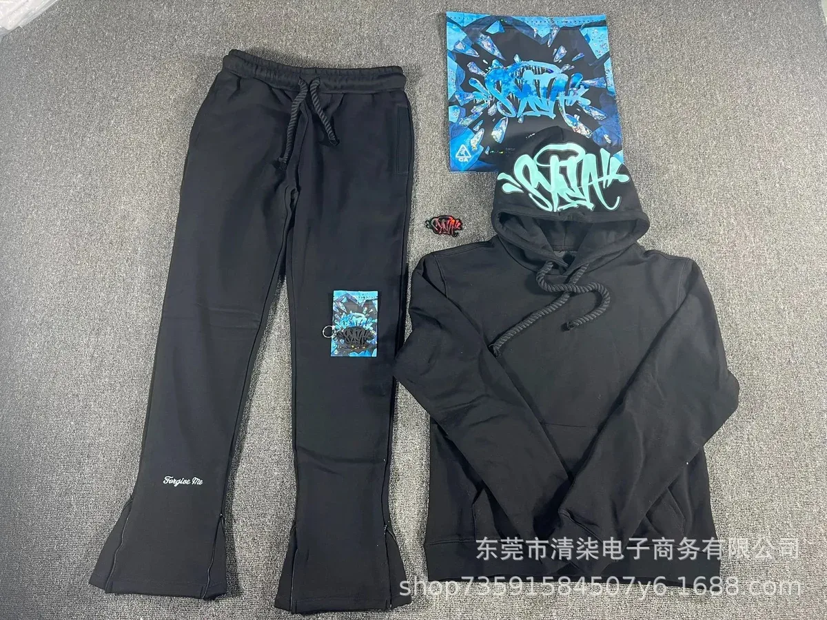 Other Black Hoodie & Pants Set Streetwear Black - 1