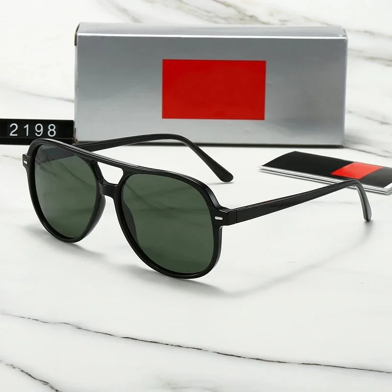 Other Unisex Sunglasses 2198-D Aviator Style Black - 1