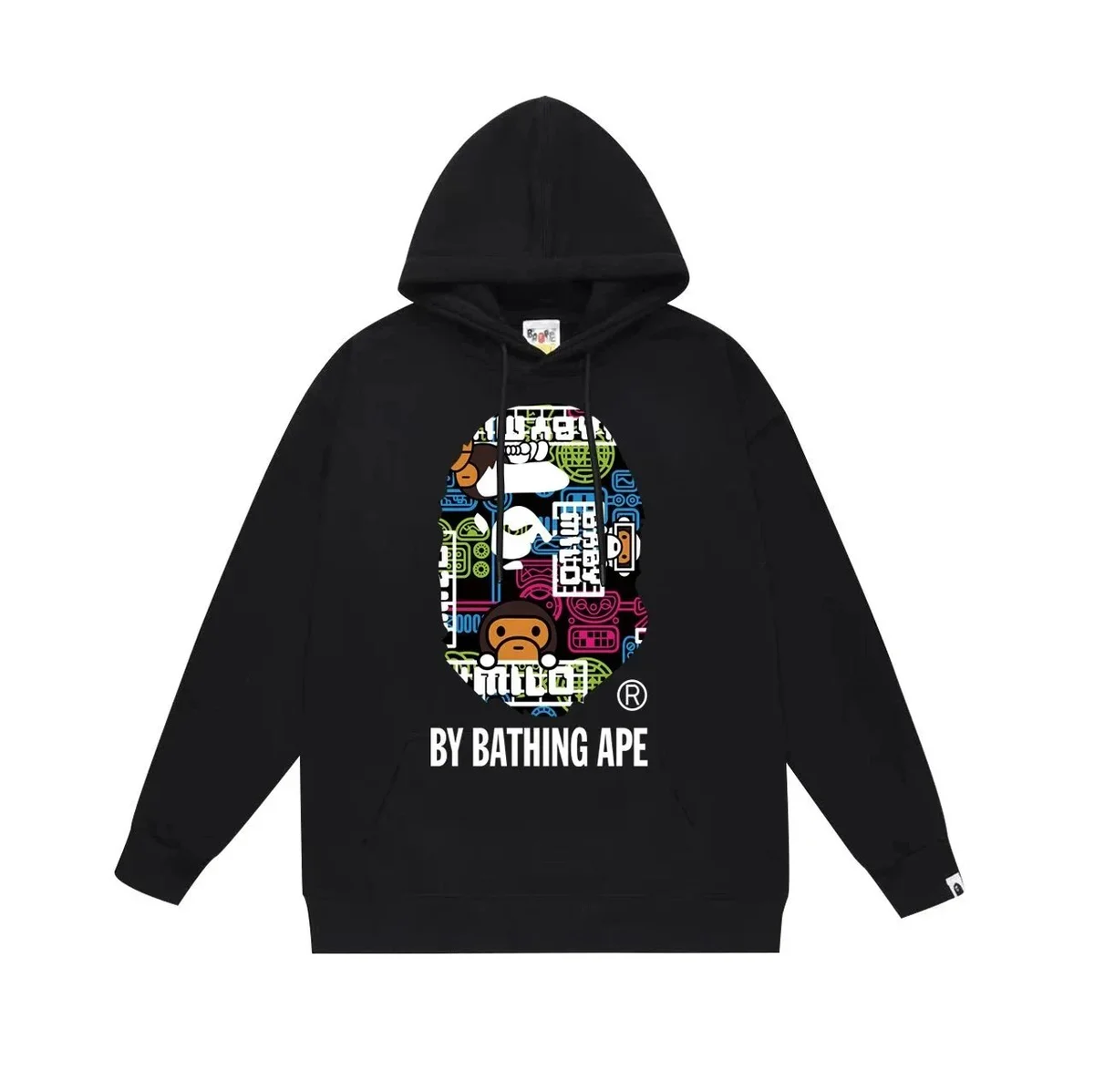 A Bathing Ape A Bathing Ape BAPE STA Black Hoodie Black - 1