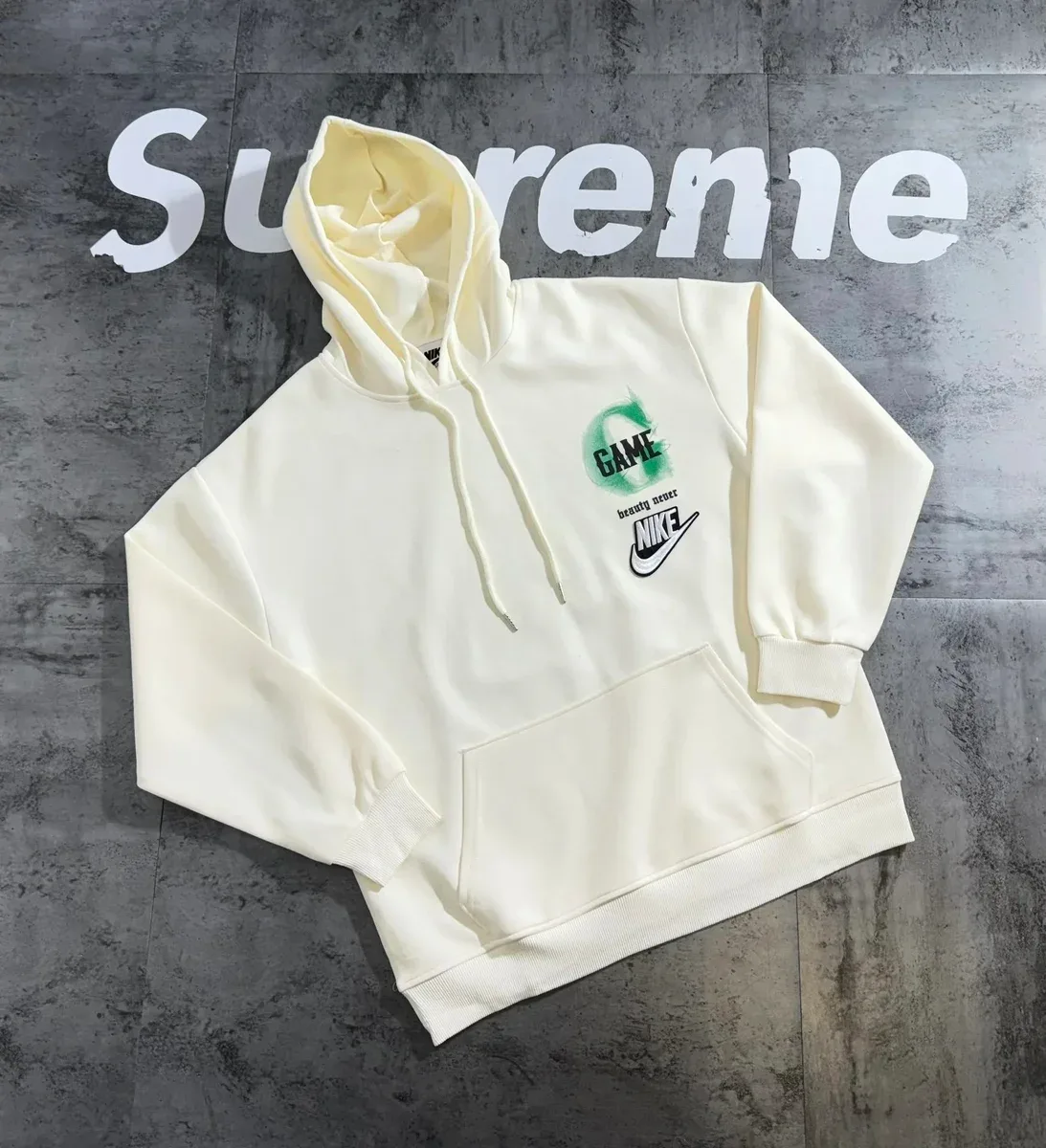 Nike Nike Sportswear E-3 White Hoodie White