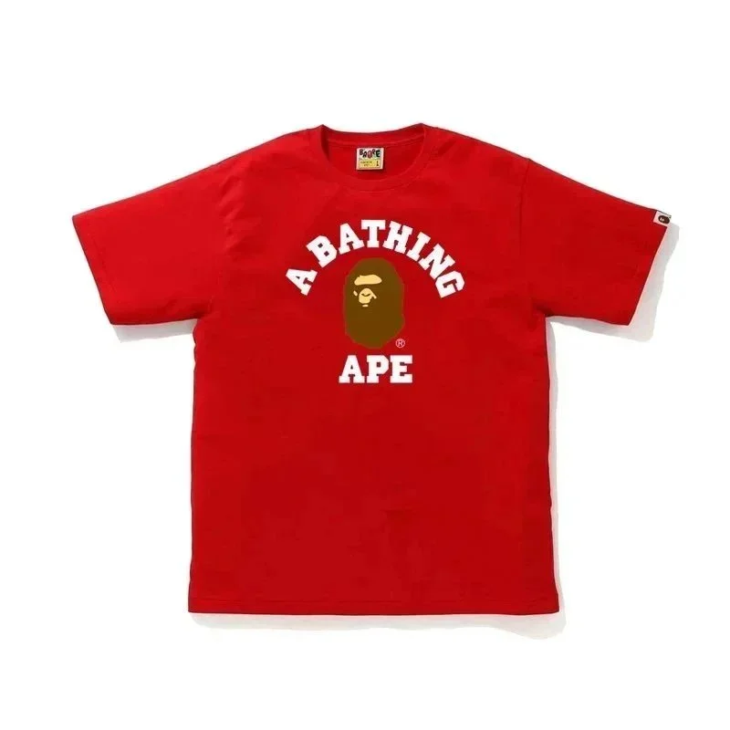 A Bathing Ape A Bathing Ape College Arch Red T-Shirt Red - 1