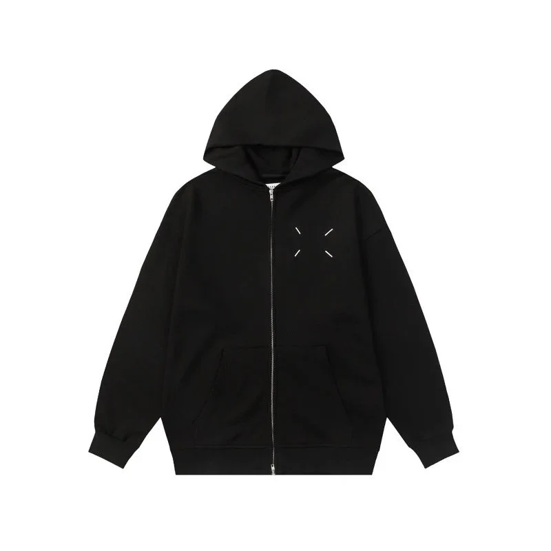 Raf Simons Raf Simons Black Zip-Up Hoodie Black - 1