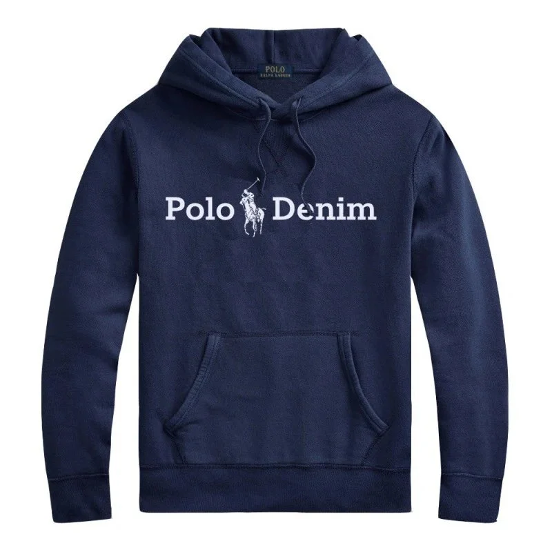 Polo Ralph Lauren Polo Ralph Lauren Polo Bear Denim Hoodie L044 Blue Navy - 1