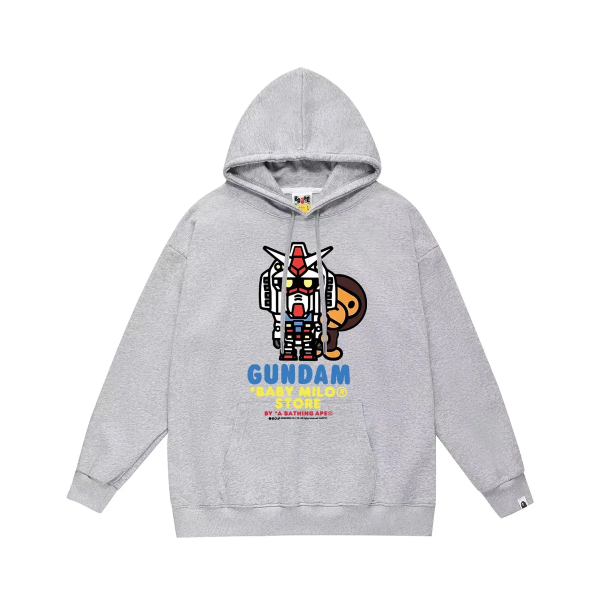 A Bathing Ape A Bathing Ape BAPE STA Gundam Grey Hoodie Grey - 1