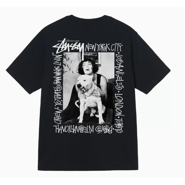 Stussy Stussy International Black T-Shirt Black - 1