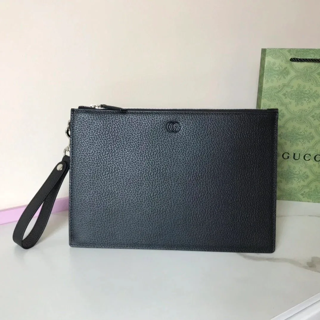 Gucci Gucci Interlocking G Black Clutch Black