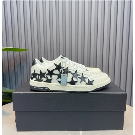 Amiri Amiri MX1 Star Print Sneakers White/Black White - 1