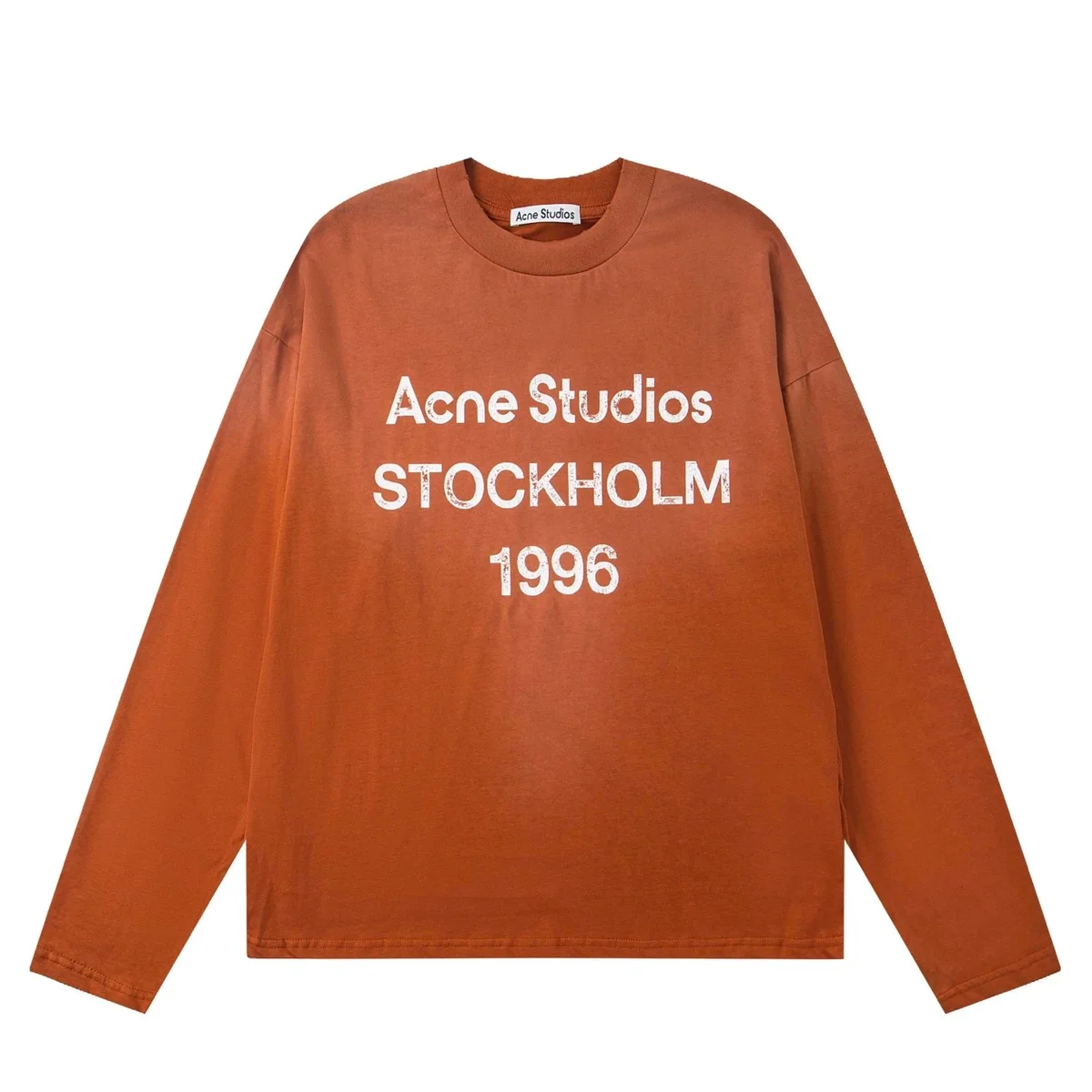 Acne Studios Acne Studios STOCKHOLM 1996 Long Sleeve T-Shirt Brown - 1