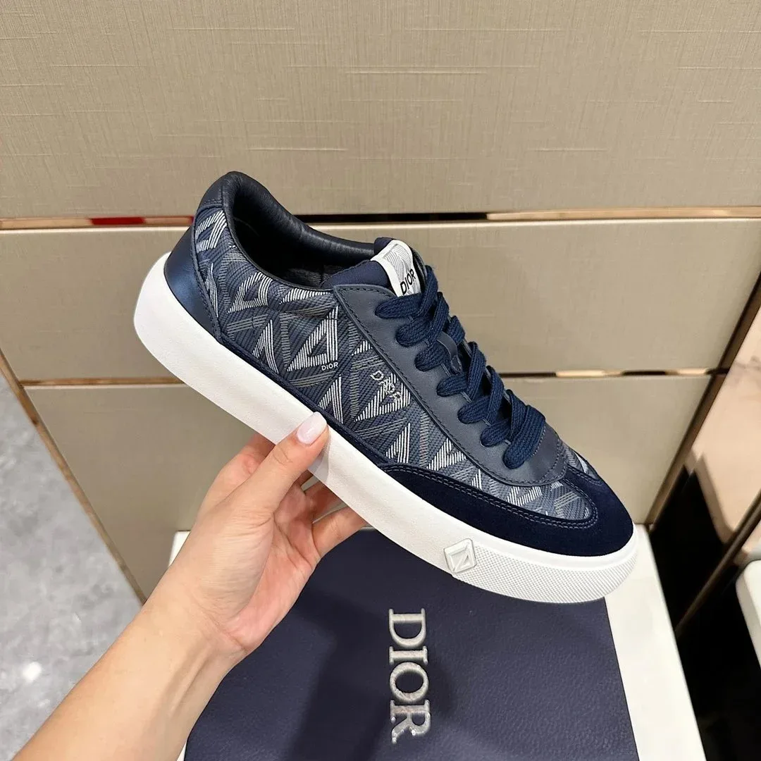 Dior Dior Air Force 1 Blue & White Sneakers Blue - 1