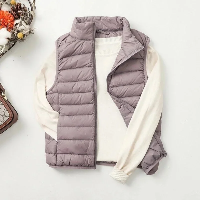 Other Light Purple Lightweight Puffer Vest Purple - 1