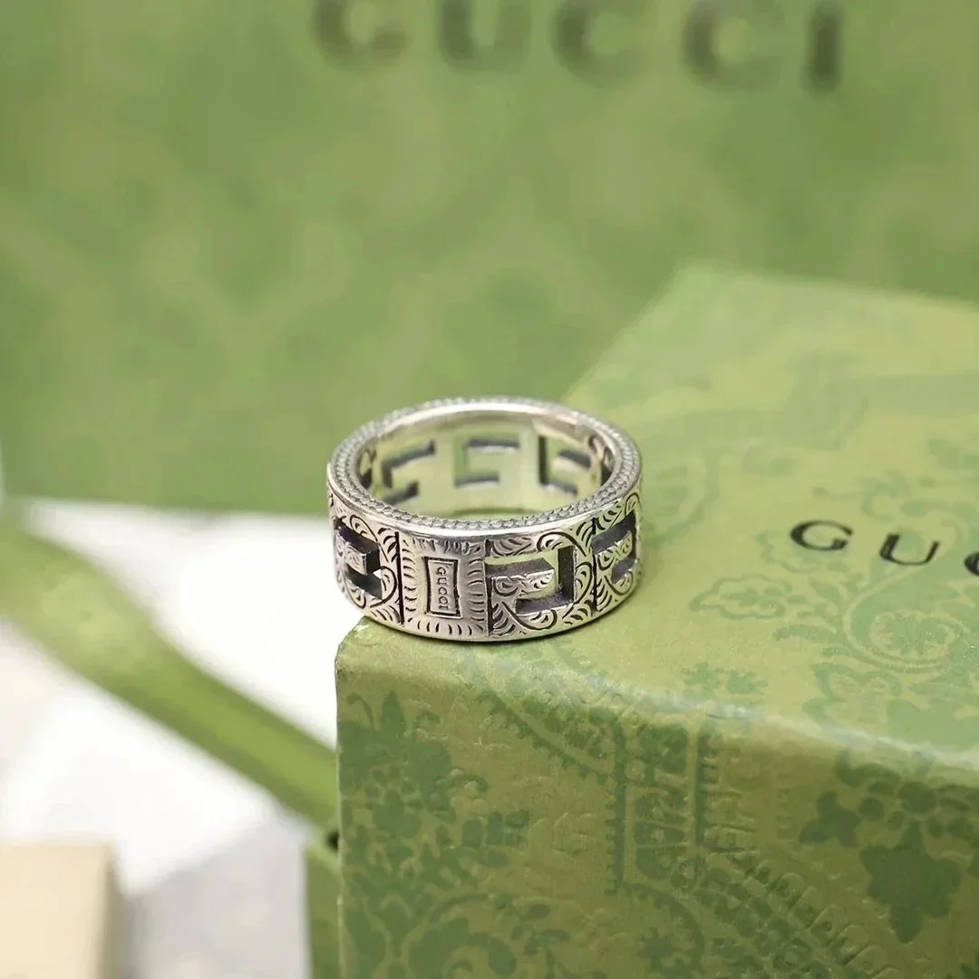 Gucci Gucci GG Marmont Ring Silver Jewelry Silver - 1