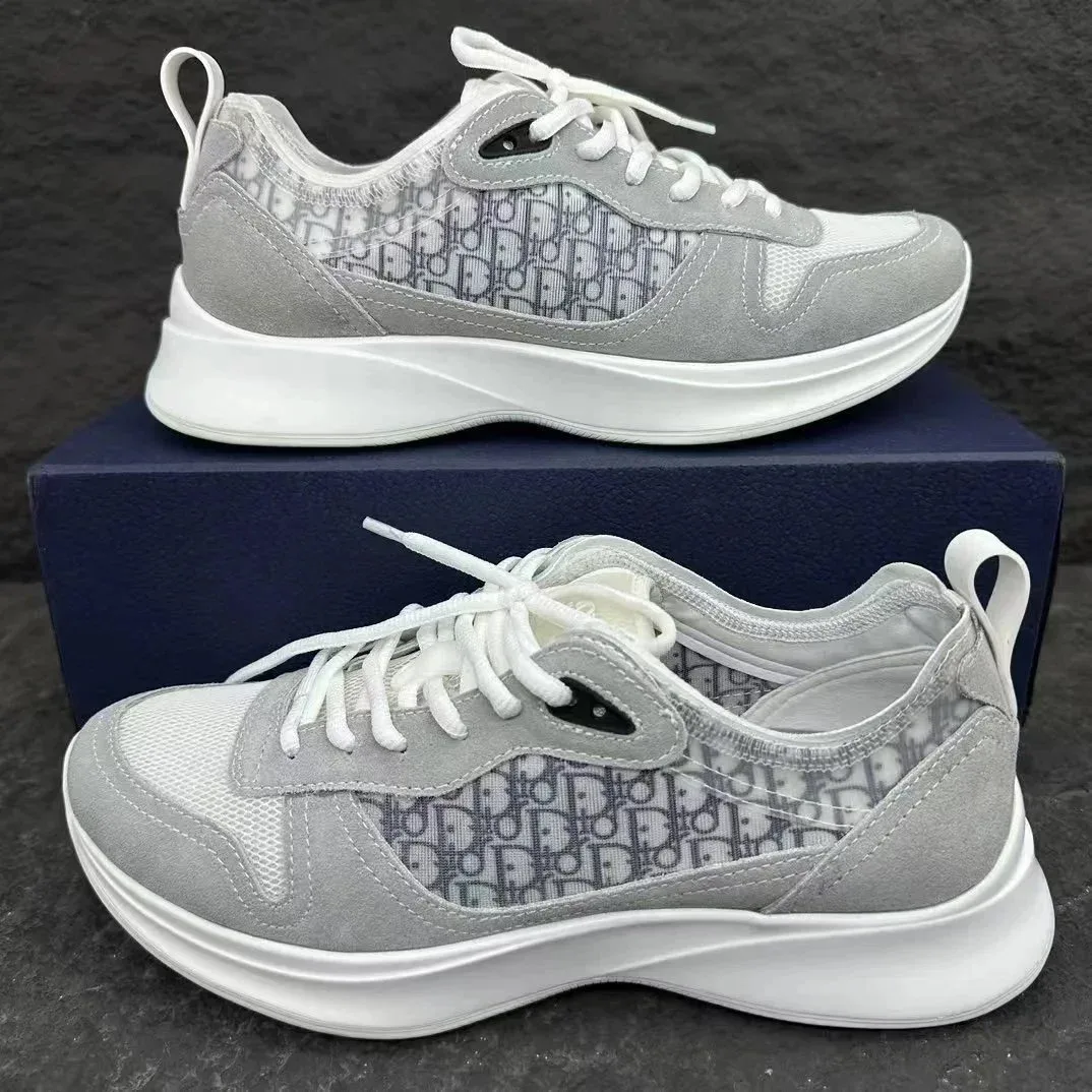 Dior Dior Dior Oblique Grey/White Sneakers Grey