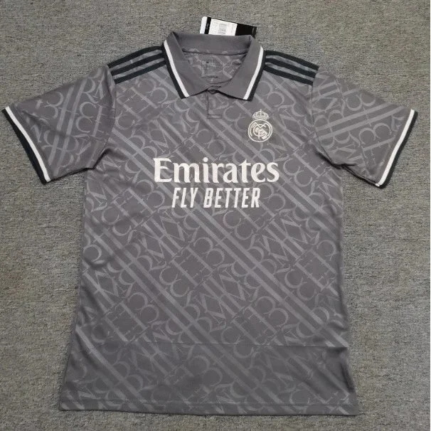 Adidas Adidas Real Madrid Away Jersey 24-25 Grey Grey - 1