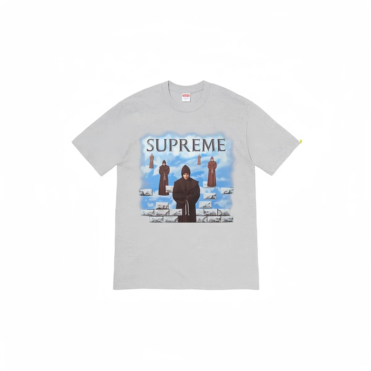 Supreme Supreme Monk Graphic T-Shirt Grey Casual Grey - 1