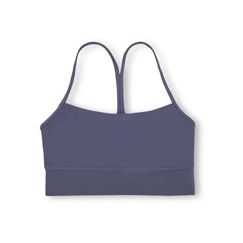 Other 淡紫Y型背心原标 Sports Bra Purple - 1