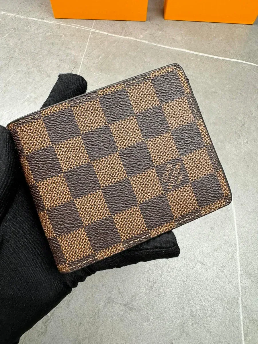 Portefeuille à carreaux Louis Vuitton Damier