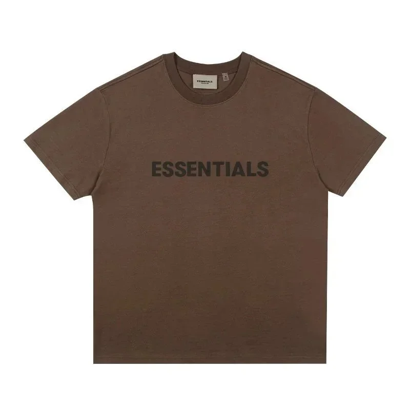 Fear of God Fear of God Essentials Brown T-Shirt Brown - 1